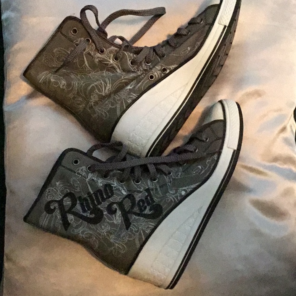 Rhino Red hi tops